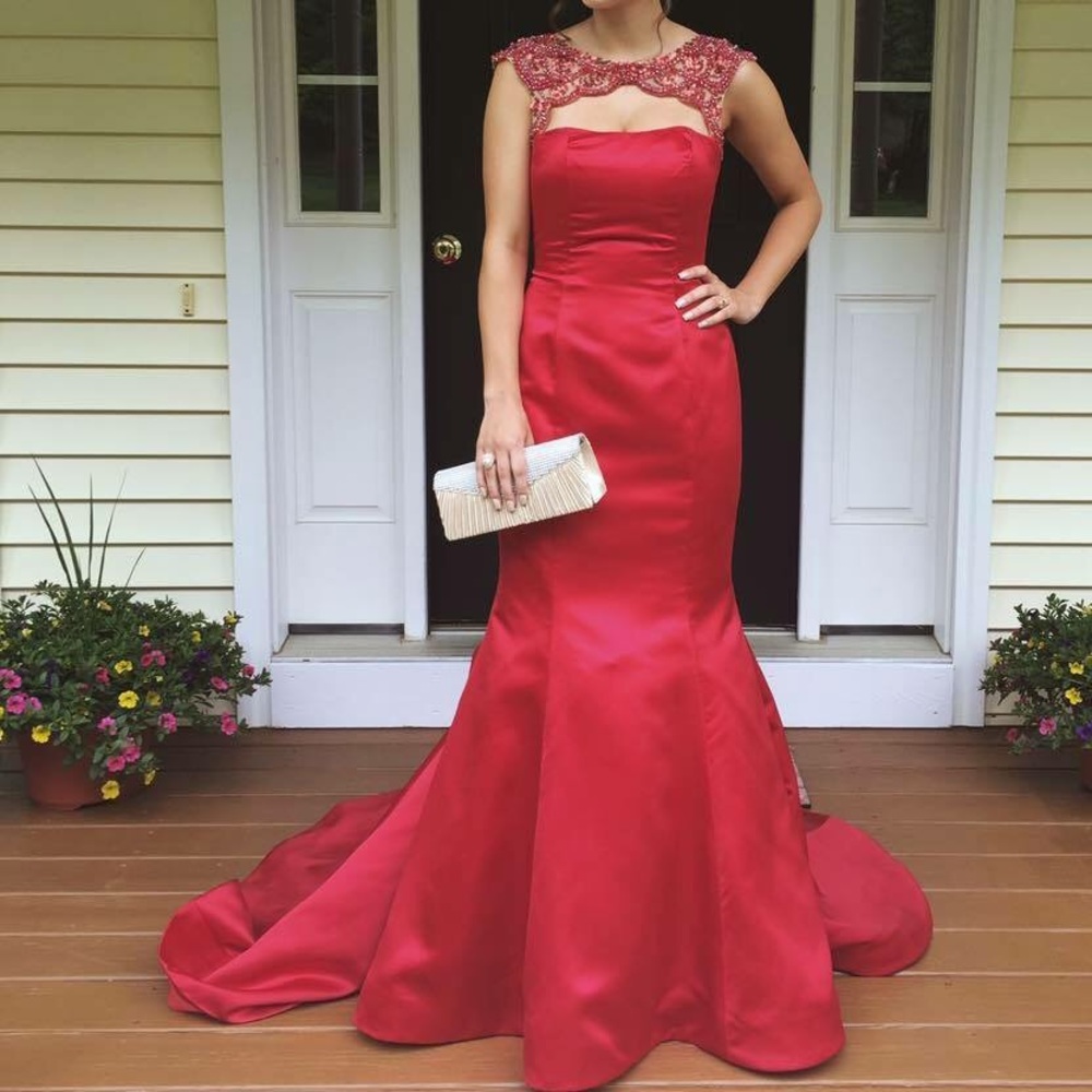 Red Sherri hill dress